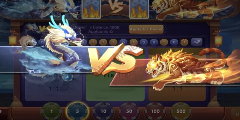 Đi theo số đông cũng là một lợi thế khi chơi rồng hổ online