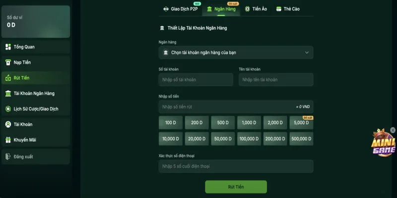 Hướng dẫn tân thủ cách rút tiền từ FO88 cực đơn giản