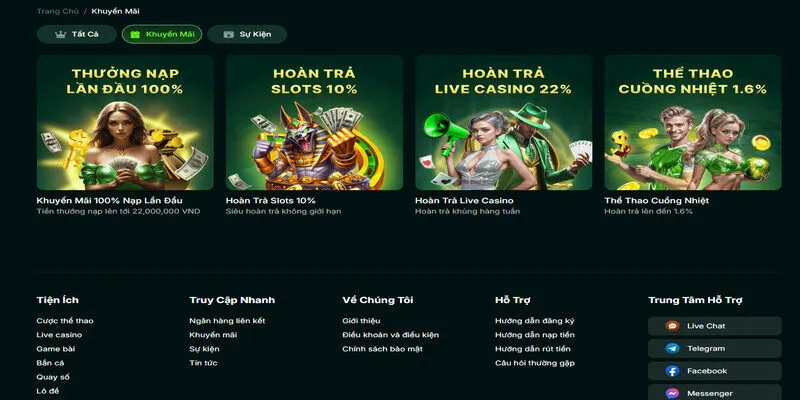 Sảnh chơi Casino tại FO88 sở hữu nhiều ưu điểm nổi bật